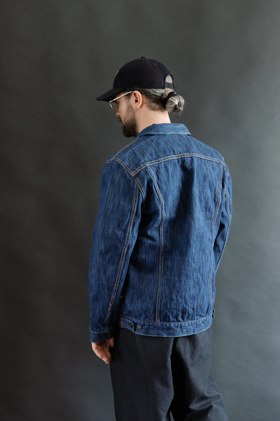 6225-L - 14.5oz "Light Waterfall" Selvedge Type II Jacket - Indigo - Image 16