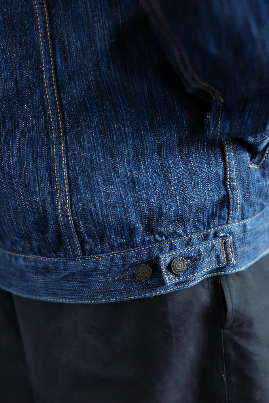 6225-L - 14.5oz "Light Waterfall" Selvedge Type II Jacket - Indigo - Image 24
