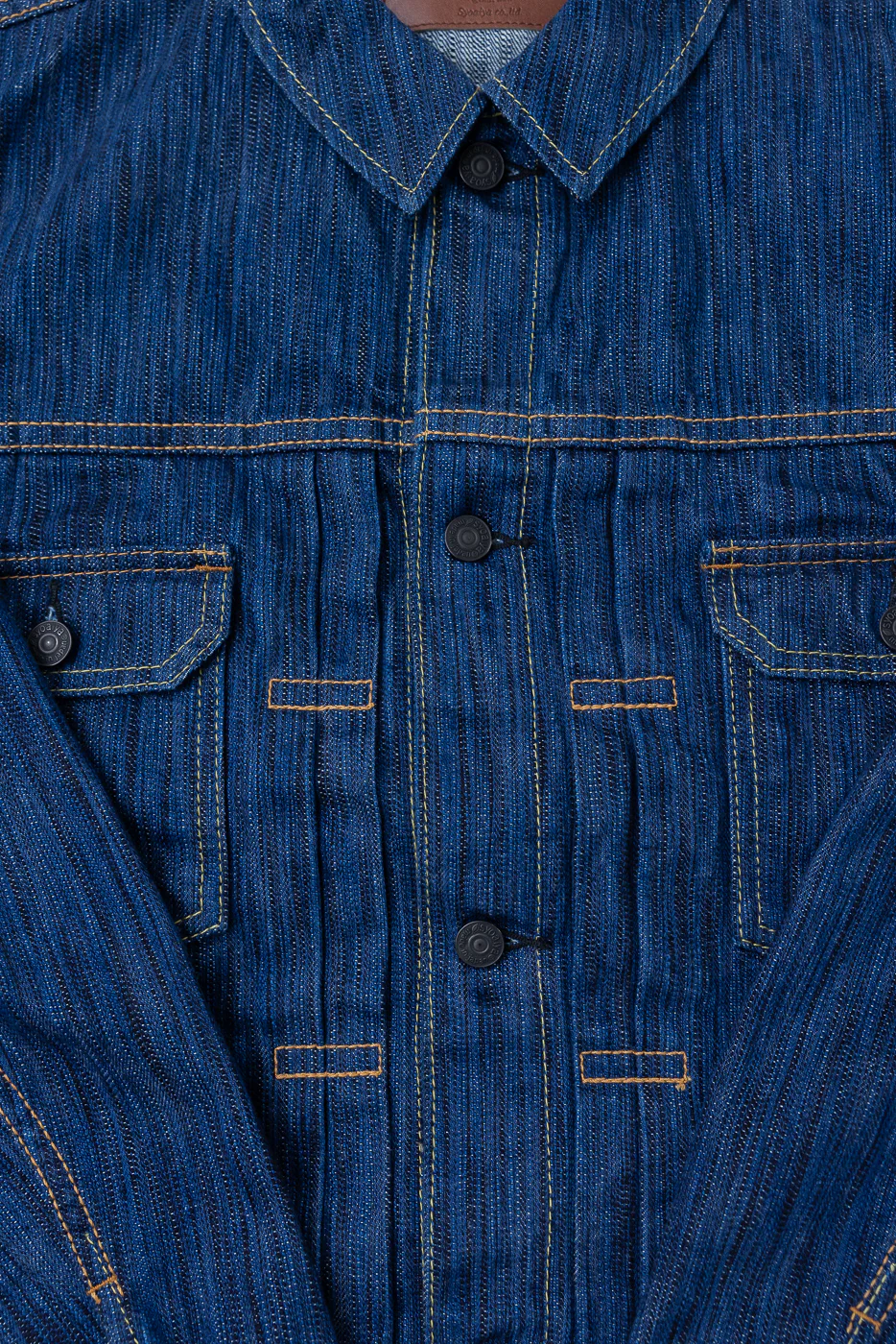 6225-L - 14.5oz "Light Waterfall" Selvedge Type II Jacket - Indigo - Image 3