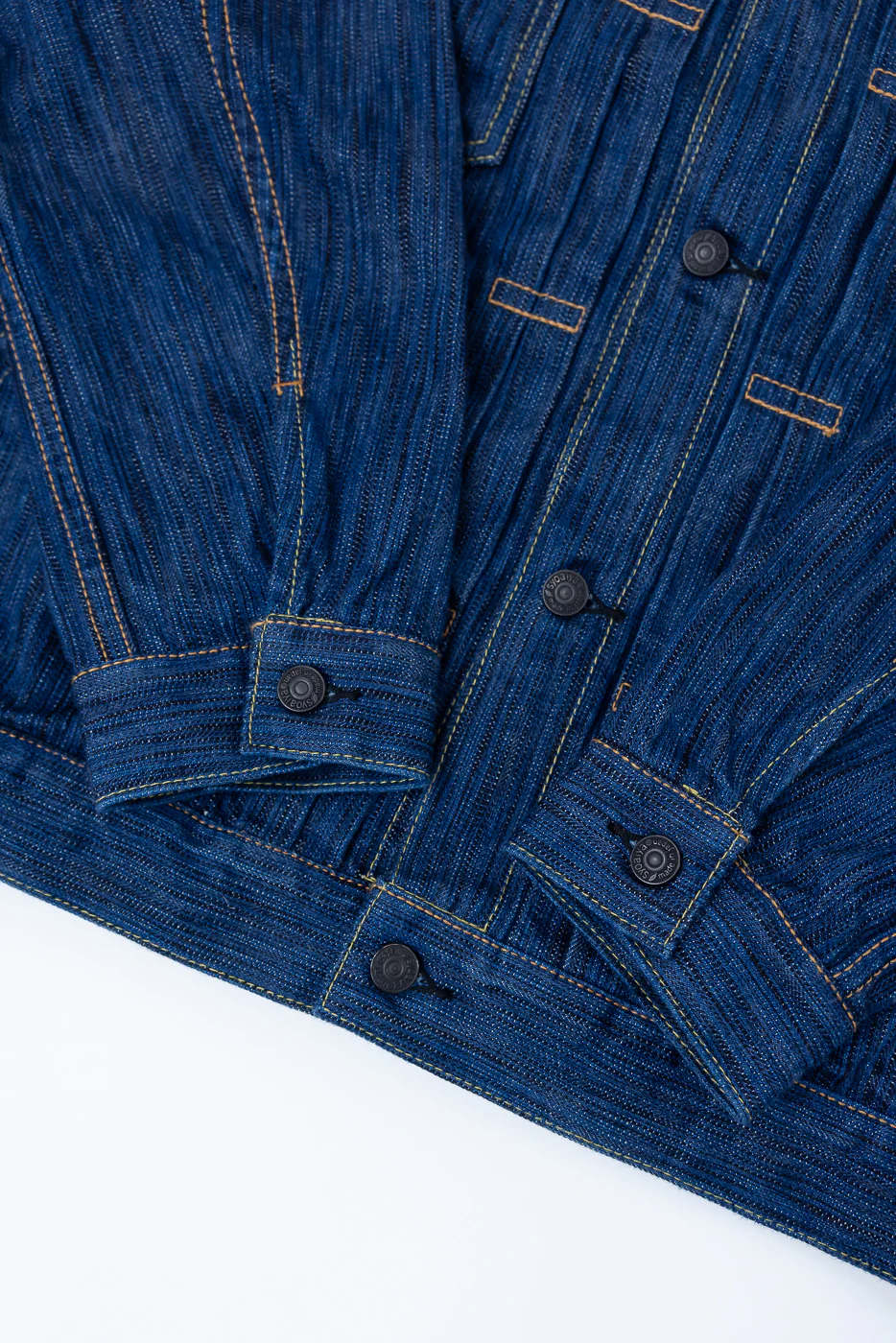 6225-L - 14.5oz "Light Waterfall" Selvedge Type II Jacket - Indigo - Image 4