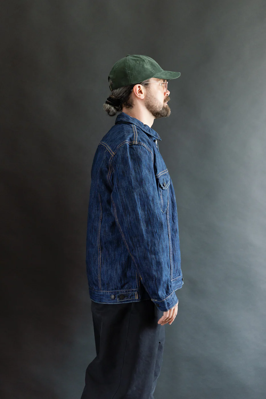 6226-L - 14.5oz "Light Waterfall" Selvedge Type III Jacket - Indigo - Image 12