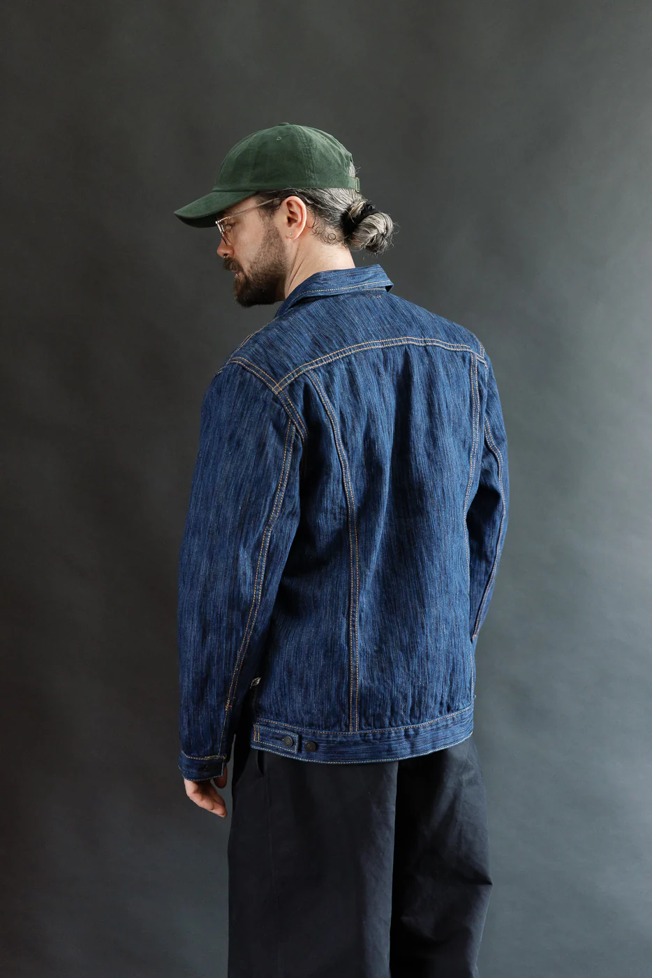 6226-L - 14.5oz "Light Waterfall" Selvedge Type III Jacket - Indigo - Image 14