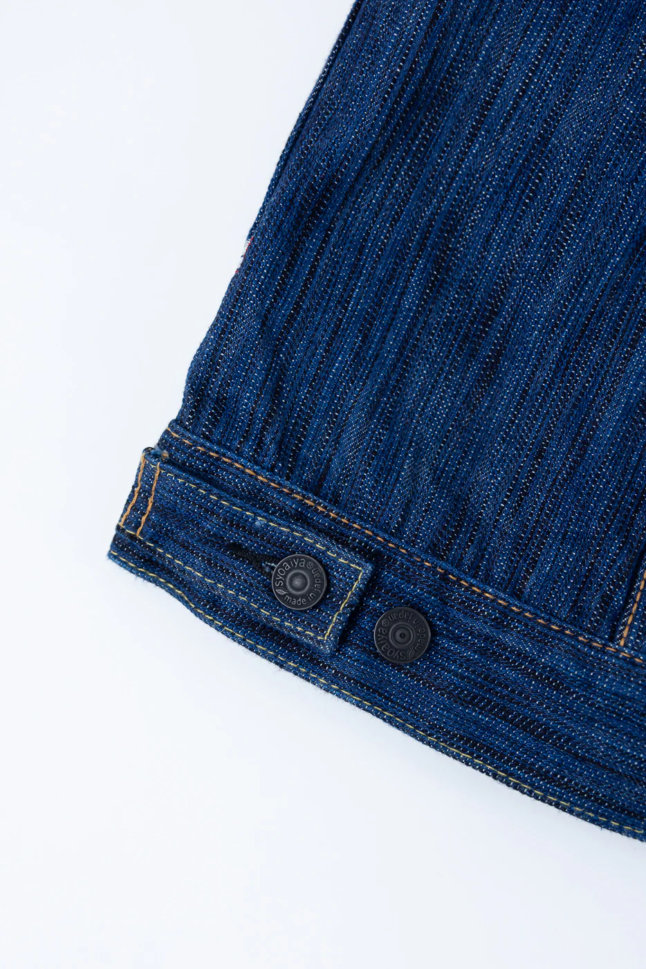 6226-L - 14.5oz "Light Waterfall" Selvedge Type III Jacket - Indigo - Image 5