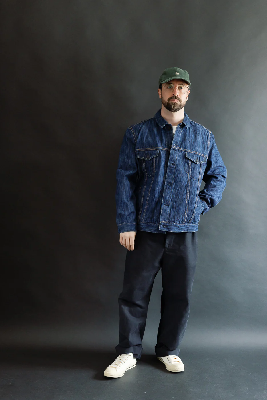 6226-L - 14.5oz "Light Waterfall" Selvedge Type III Jacket - Indigo - Image 7