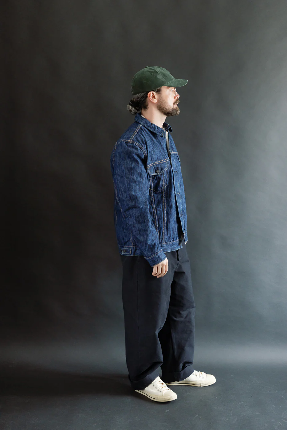6226-L - 14.5oz "Light Waterfall" Selvedge Type III Jacket - Indigo - Image 8