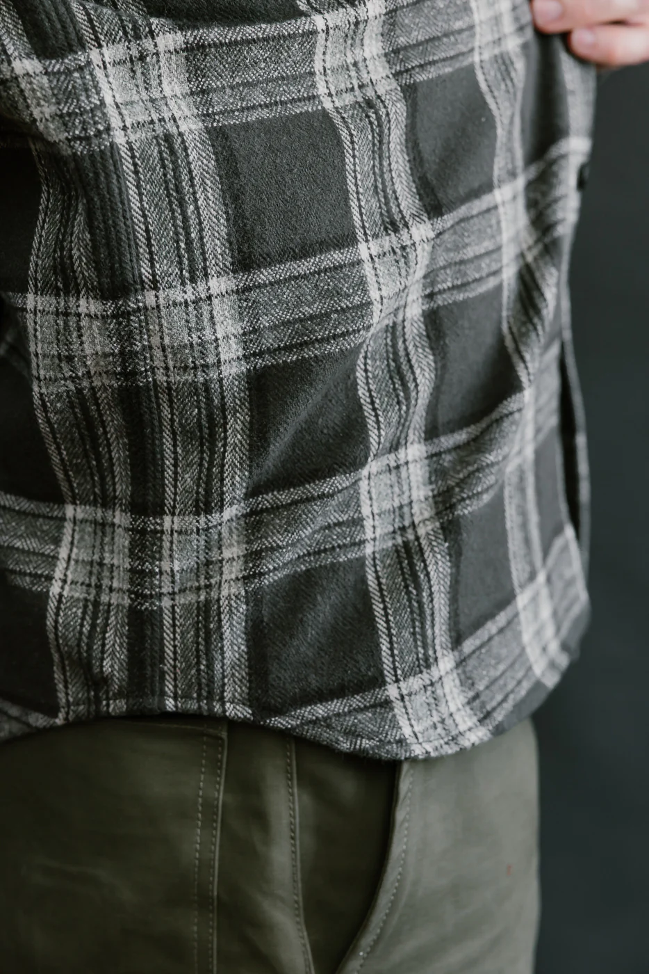 6oz Field Shirt Plaid Flannel - Grey - Image 21