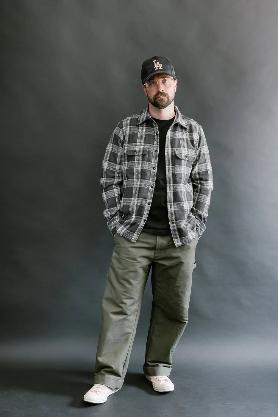 6oz Field Shirt Plaid Flannel - Grey - Image 6