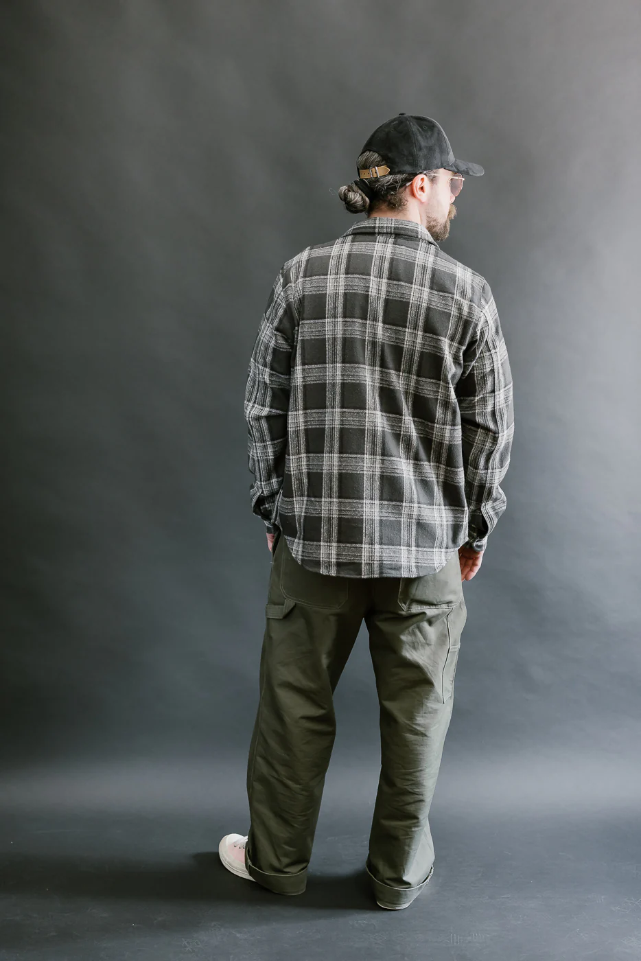 6oz Field Shirt Plaid Flannel - Grey - Image 8