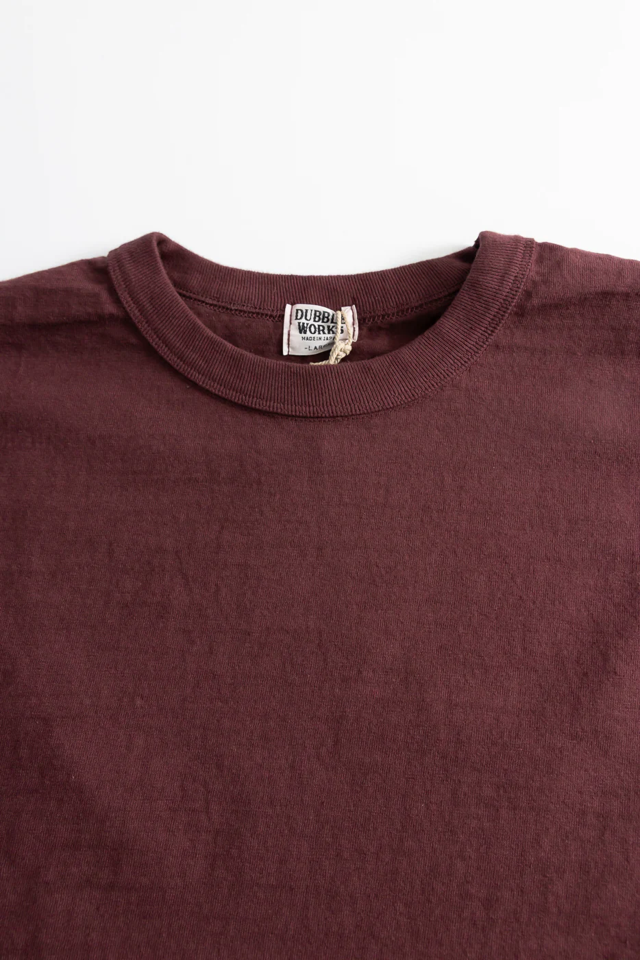 7.7oz - "Fallen Cotton" Midweight T-Shirt S/S - Bordeaux - Image 2