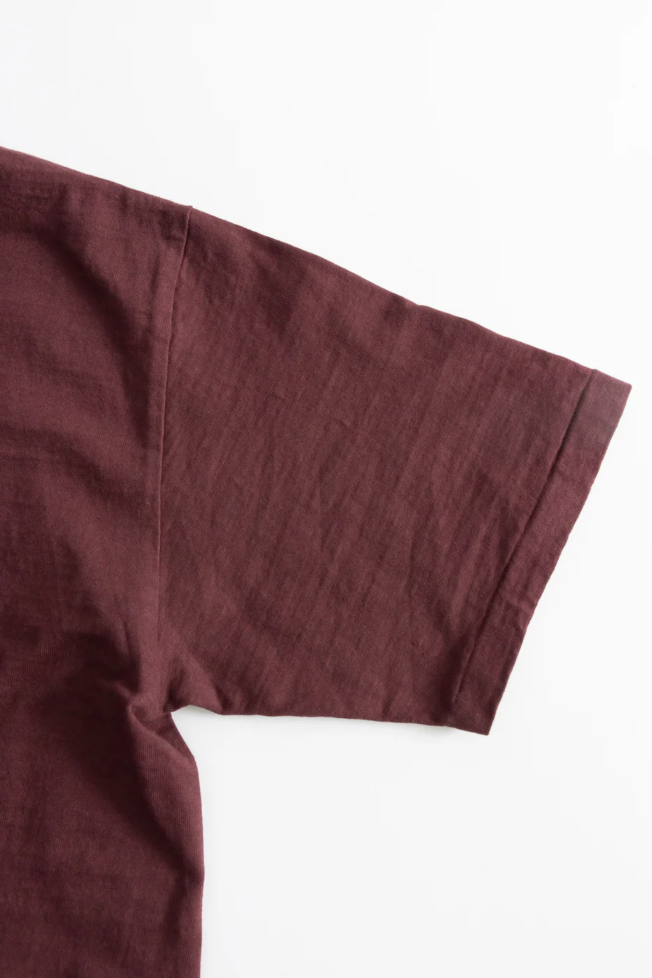 7.7oz - "Fallen Cotton" Midweight T-Shirt S/S - Bordeaux - Image 3
