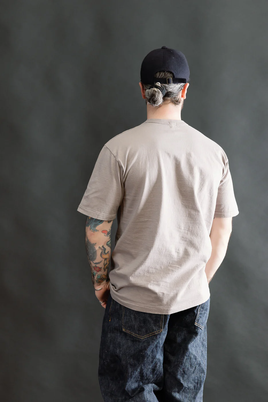7.7oz - "Fallen Cotton" Midweight T-Shirt S/S - Grey - Image 11