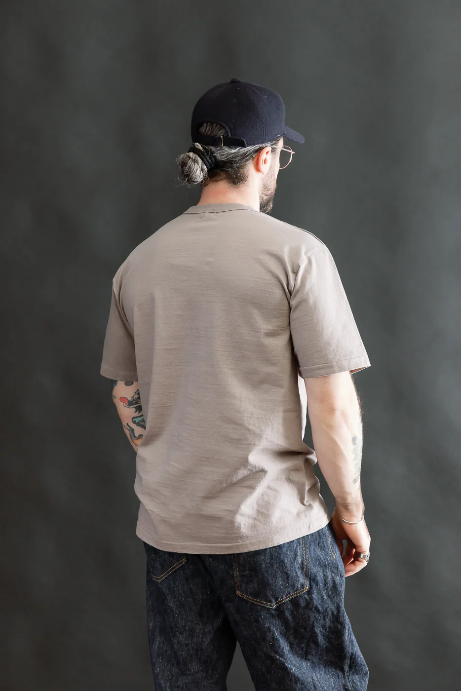 7.7oz - "Fallen Cotton" Midweight T-Shirt S/S - Grey - Image 12