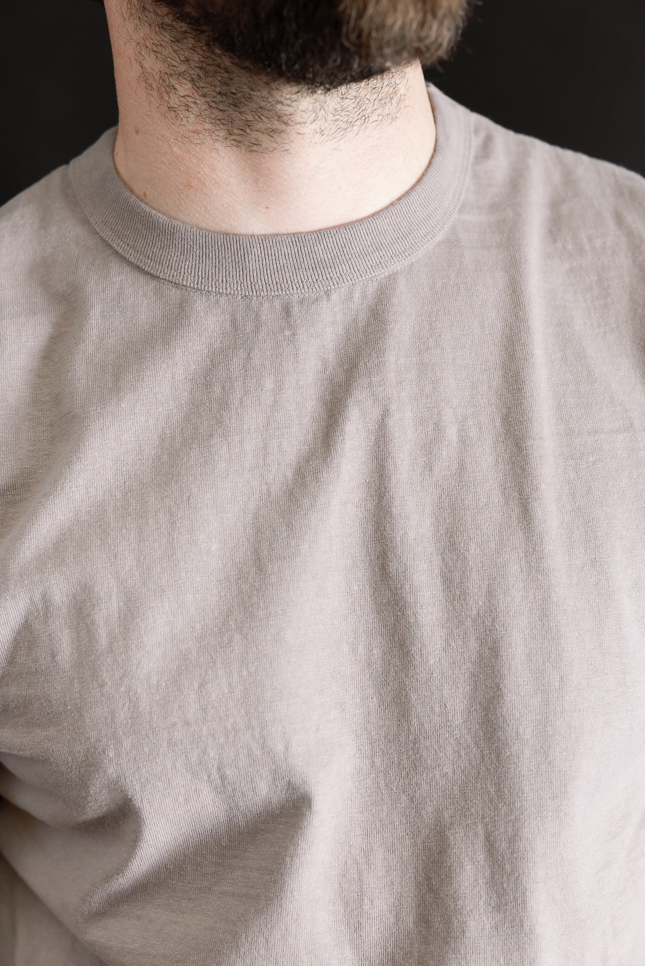 7.7oz - "Fallen Cotton" Midweight T-Shirt S/S - Grey - Image 16