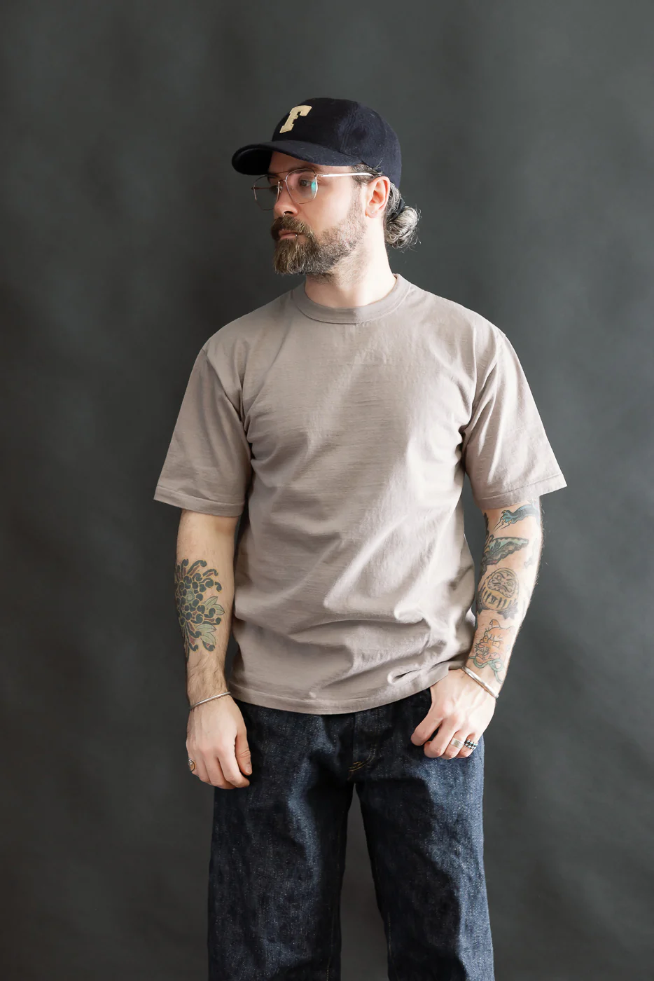 7.7oz - "Fallen Cotton" Midweight T-Shirt S/S - Grey - Image 9
