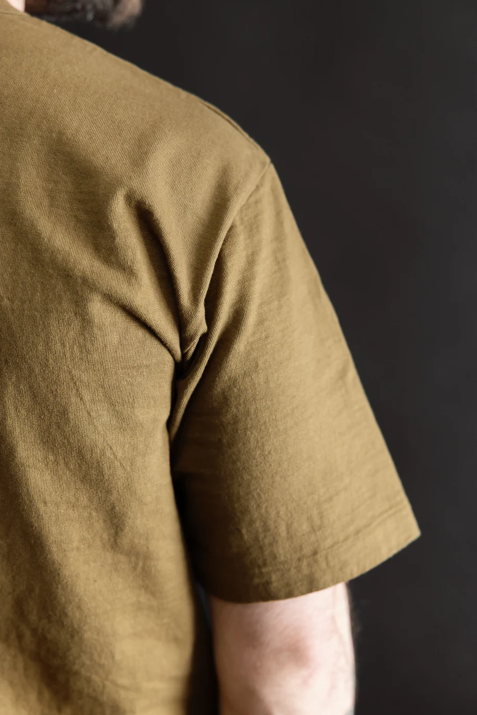 7.7oz - "Fallen Cotton" Midweight T-Shirt S/S - Khaki - Image 17