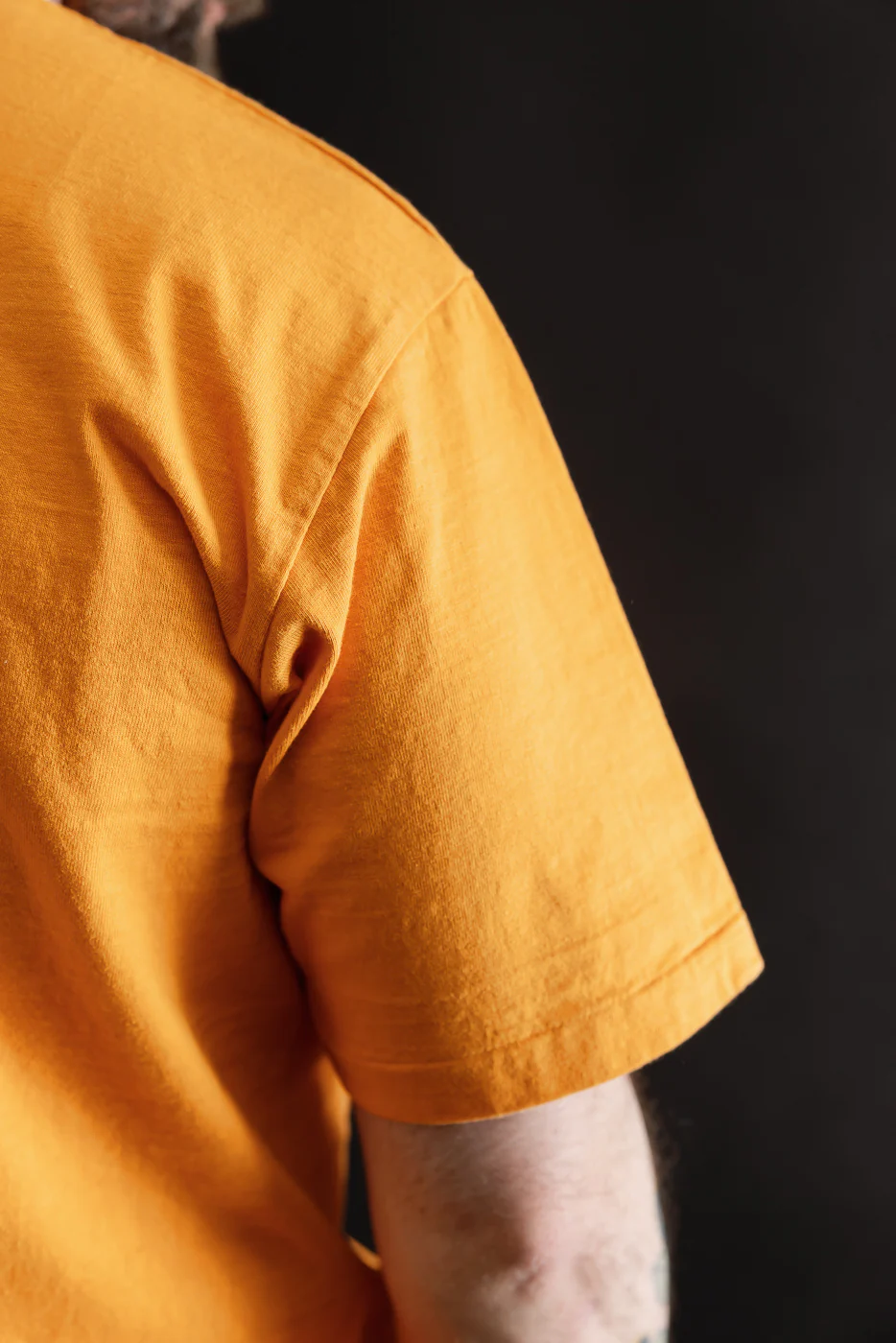 7.7oz - "Fallen Cotton" Midweight T-Shirt S/S - Fade Orange - Image 16