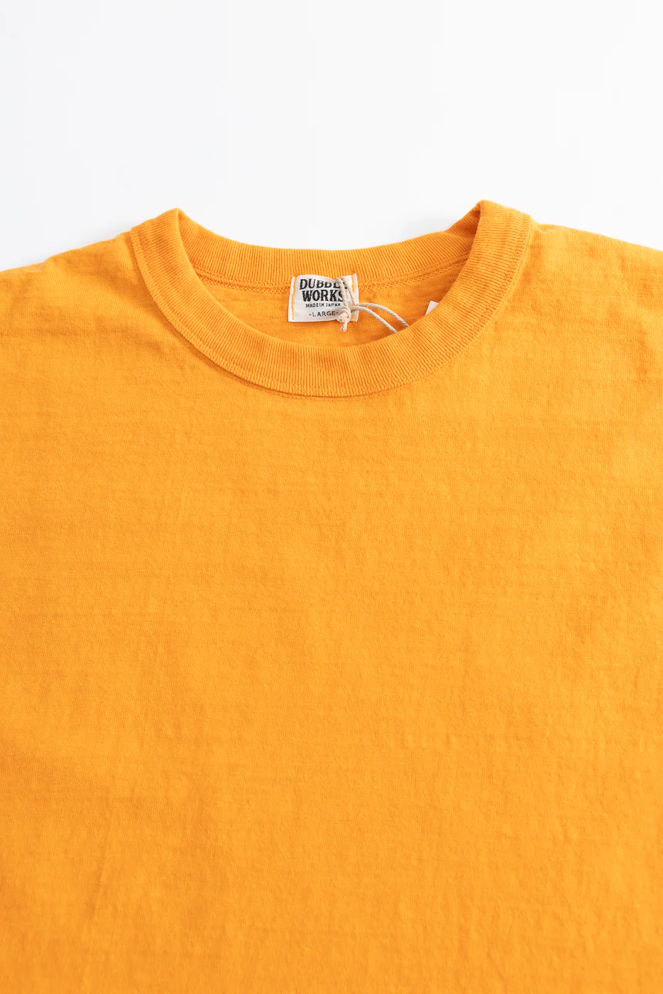 7.7oz - "Fallen Cotton" Midweight T-Shirt S/S - Fade Orange - Image 2