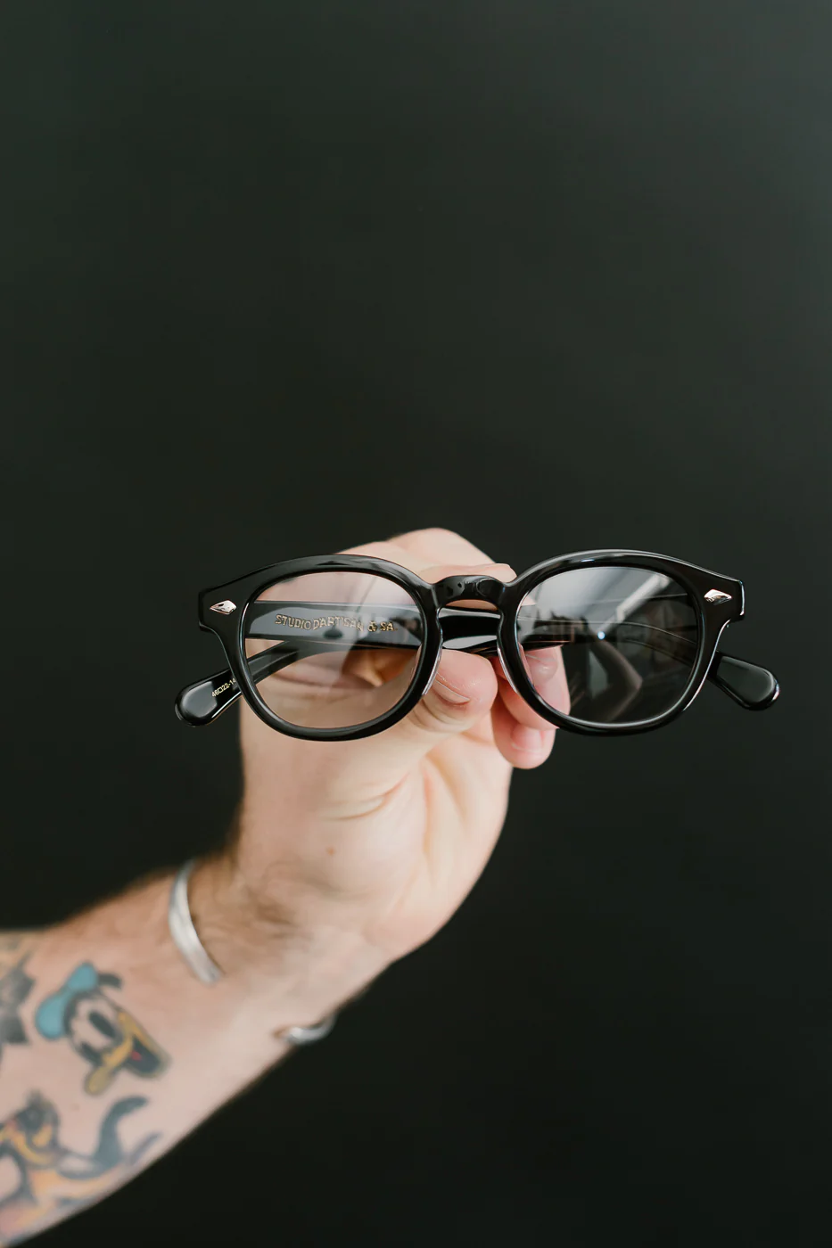 7558 - Acetate Sunglasses - Black - Image 15