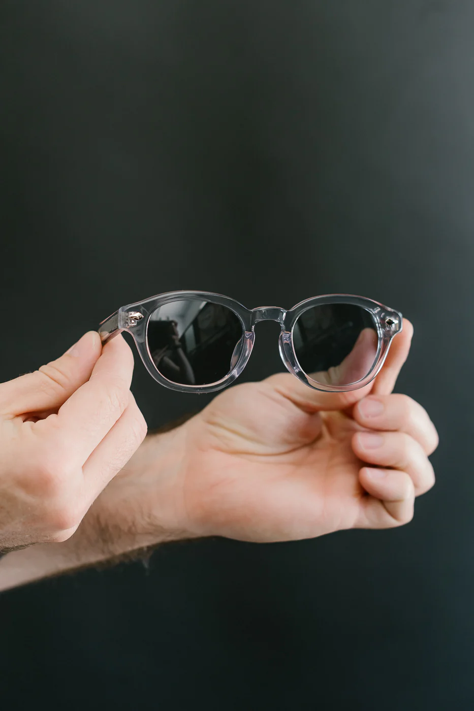 7558 - Acetate Sunglasses - Clear - Image 15