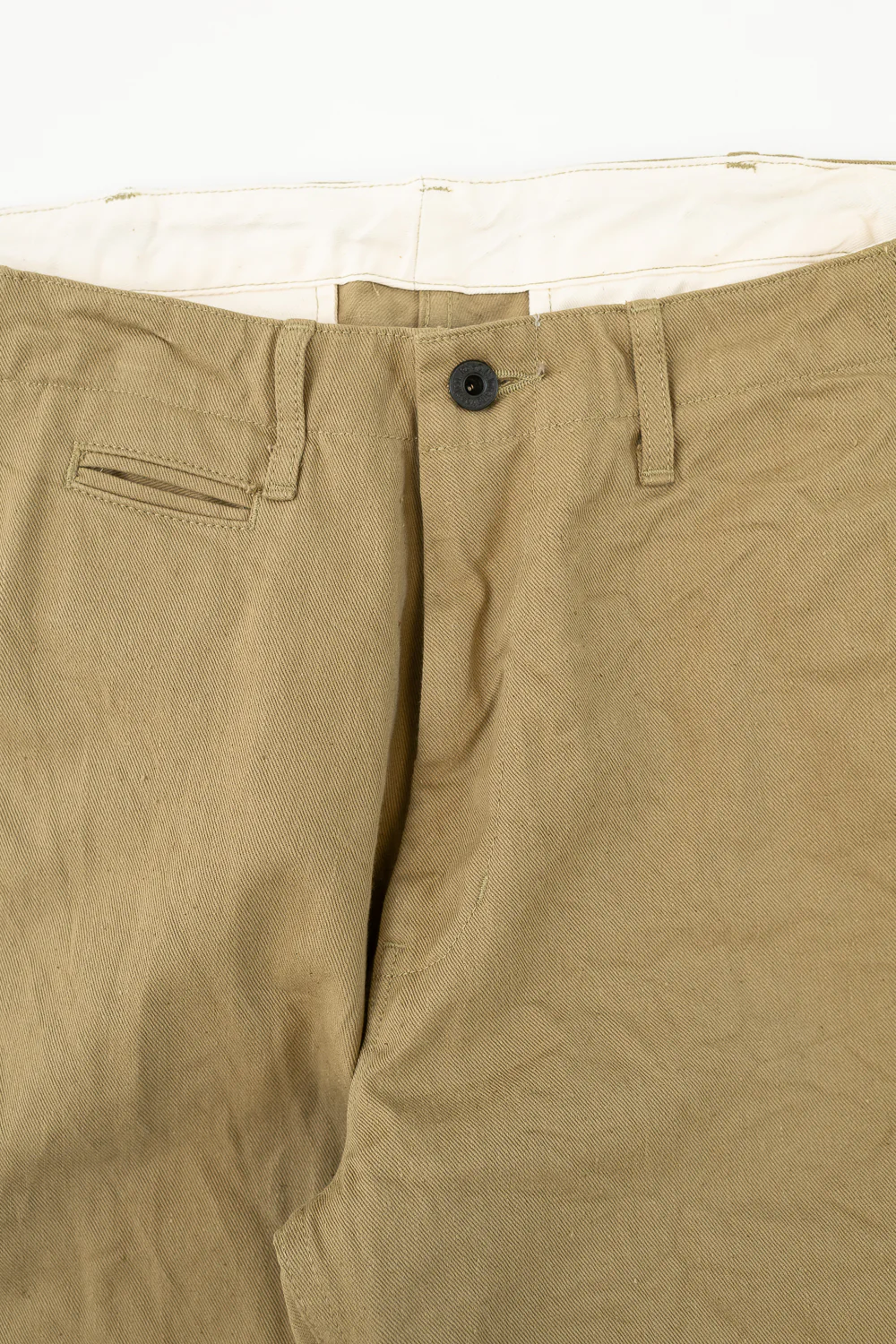777-BRD - "British Drill" Selvedge Trousers - Wide Fit - Image 3
