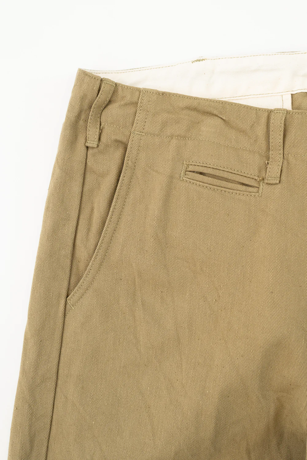 777-BRD - "British Drill" Selvedge Trousers - Wide Fit - Image 4