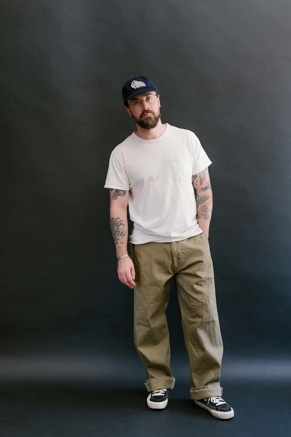 777-BRD - "British Drill" Selvedge Trousers - Wide Fit - Image 7