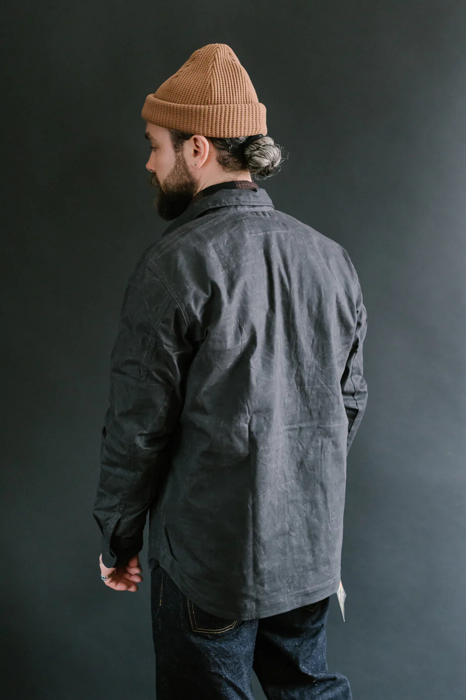 7oz - Patrol Shirt Waxed Canvas - Grey - Image 13