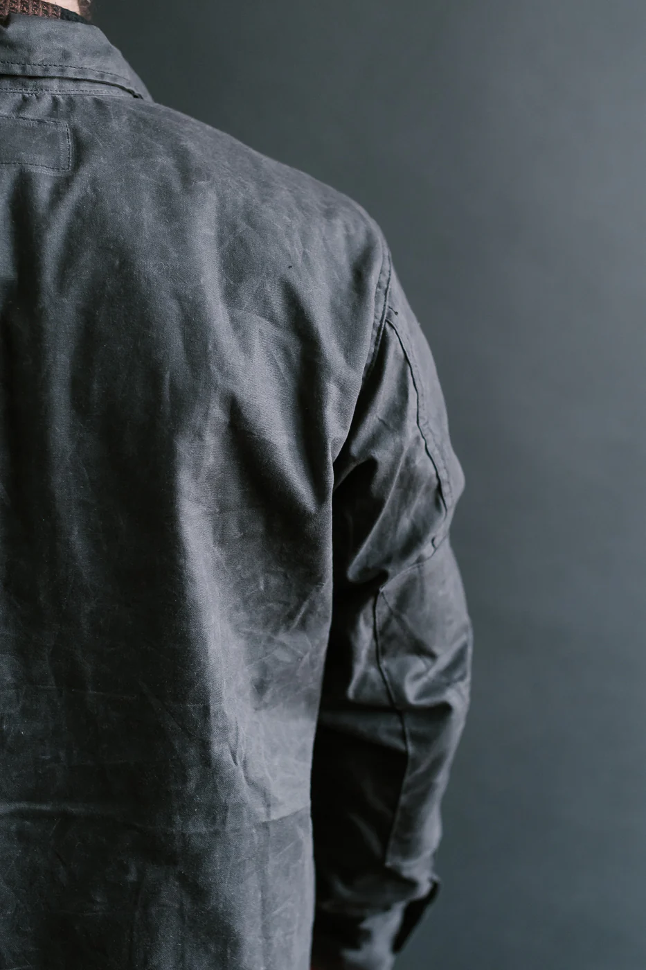 7oz - Patrol Shirt Waxed Canvas - Grey - Image 19