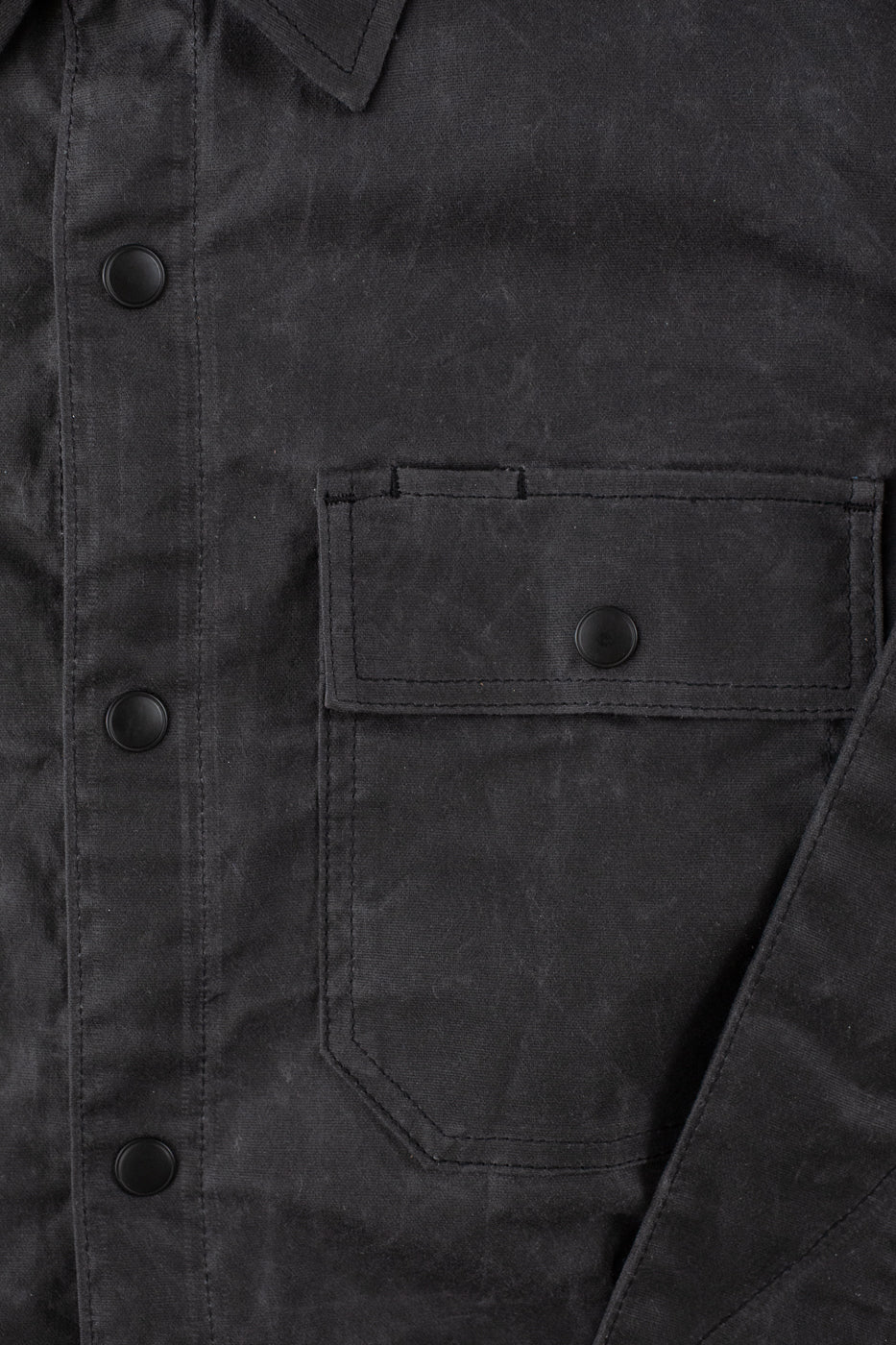 7oz - Patrol Shirt Waxed Canvas - Grey - Image 3