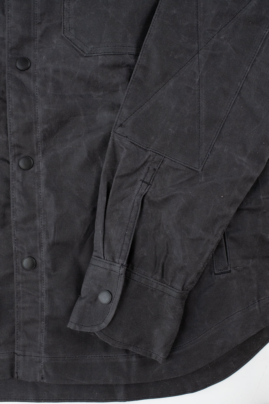 7oz - Patrol Shirt Waxed Canvas - Grey - Image 4