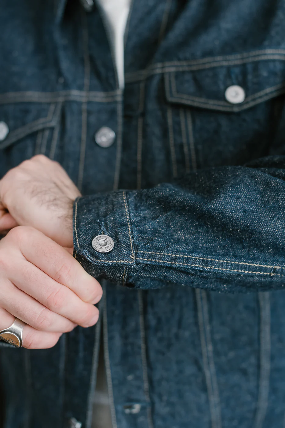 8.6oz - MIJ14 Haru Kaze - Denim Jacket - Image 21
