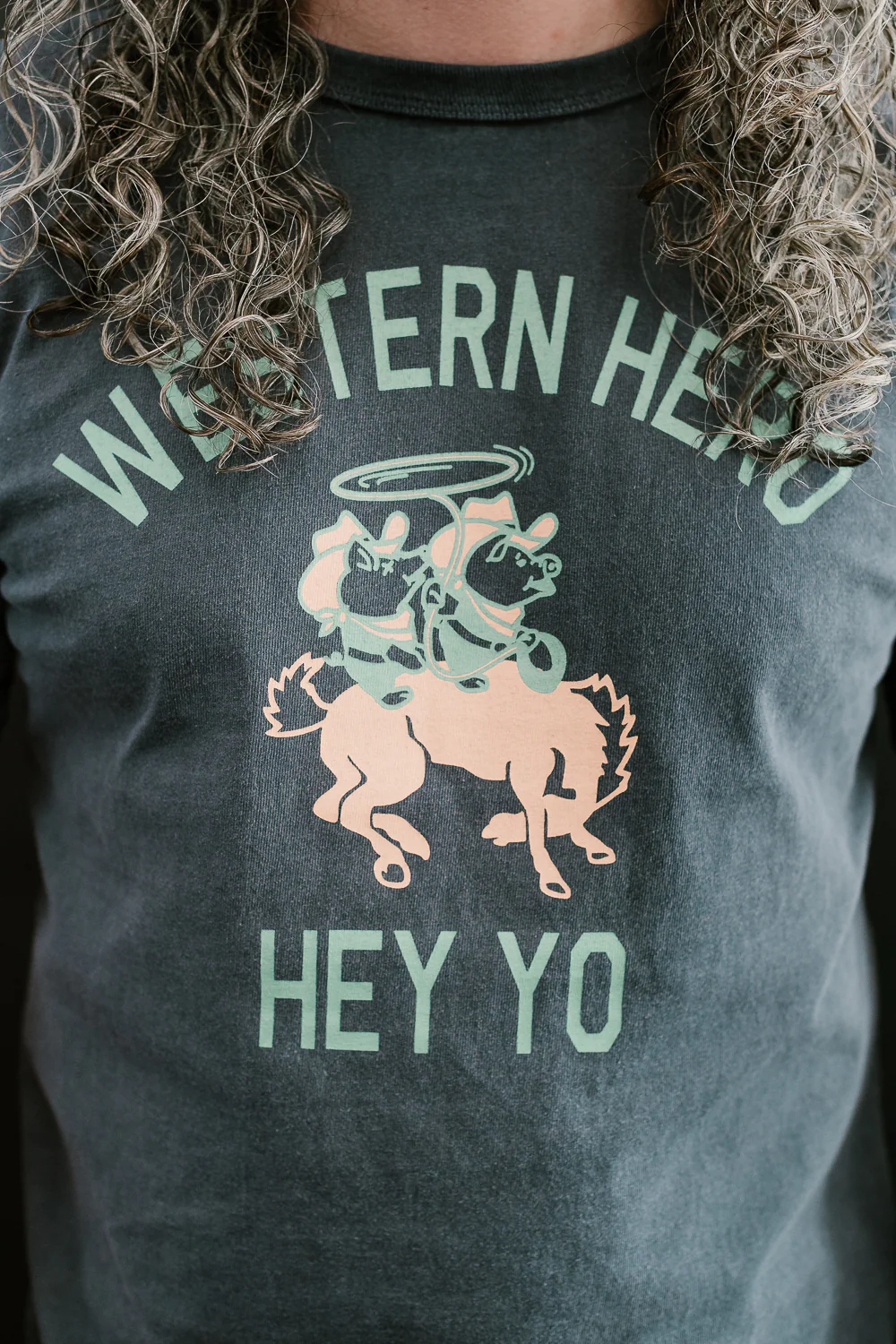8101A - "Western Hero" Pigment Dyed Tee - Black - Image 12