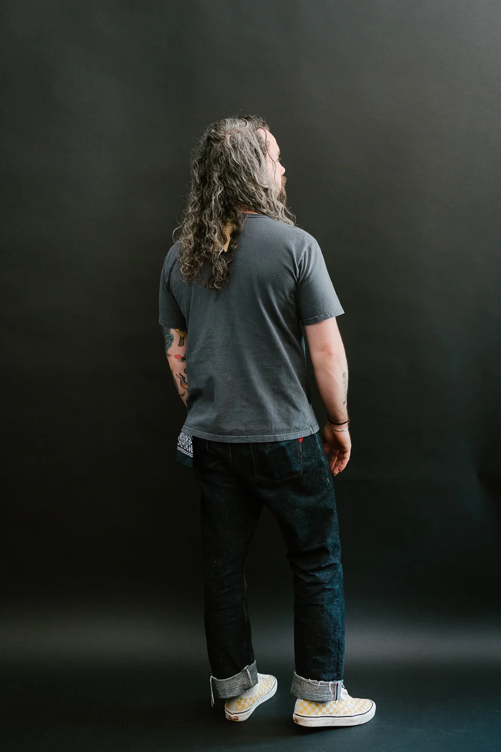 8101A - "Western Hero" Pigment Dyed Tee - Black - Image 7