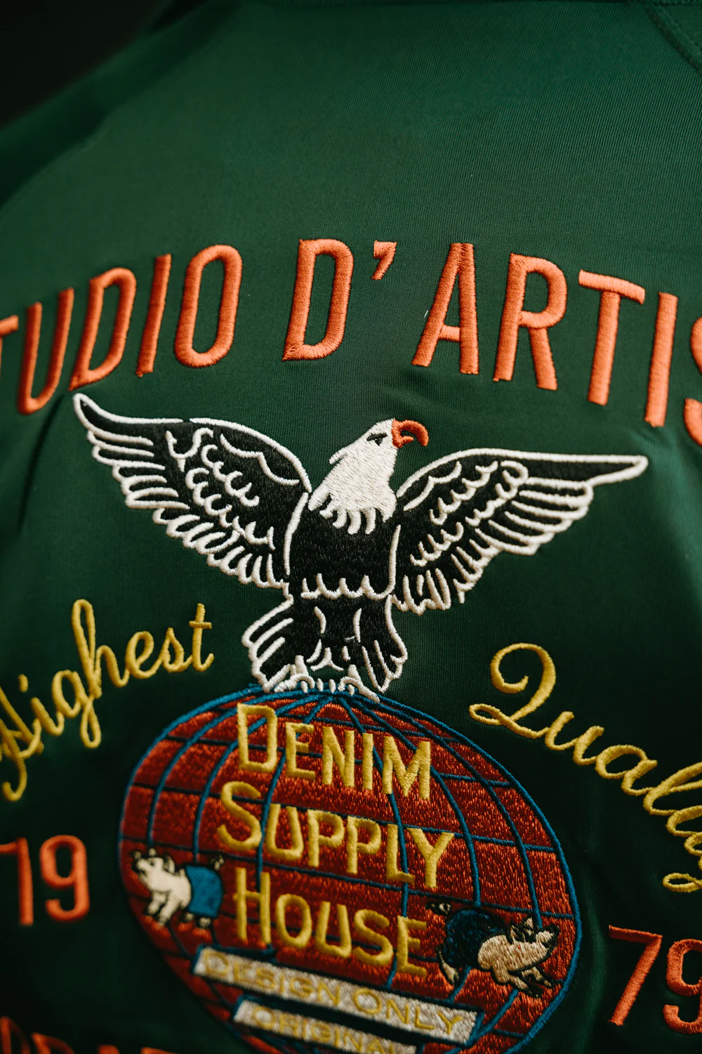 8107 - Embroidered Track Jacket - Green - Image 14