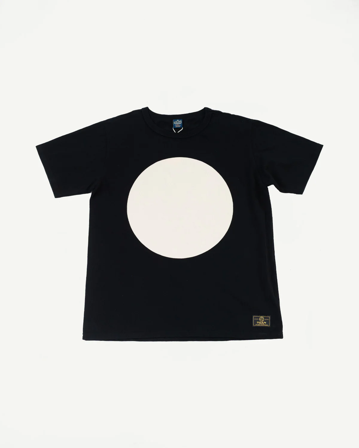 8169 - Kyoto "Kurozome" Dyed T-Shirt - Black