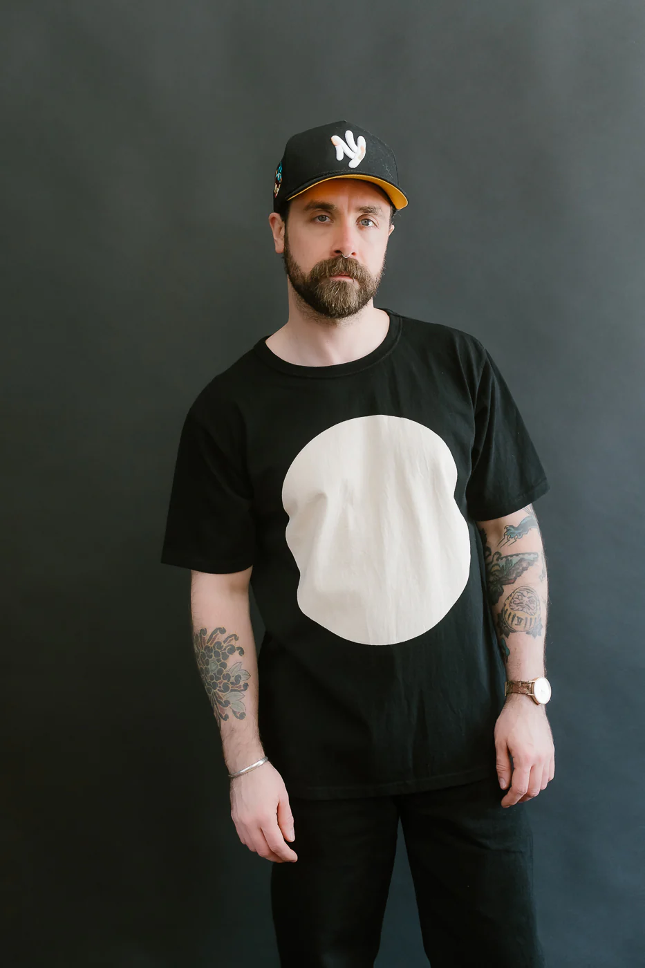 8169 - Kyoto "Kurozome" Dyed T-Shirt - Black - Image 15