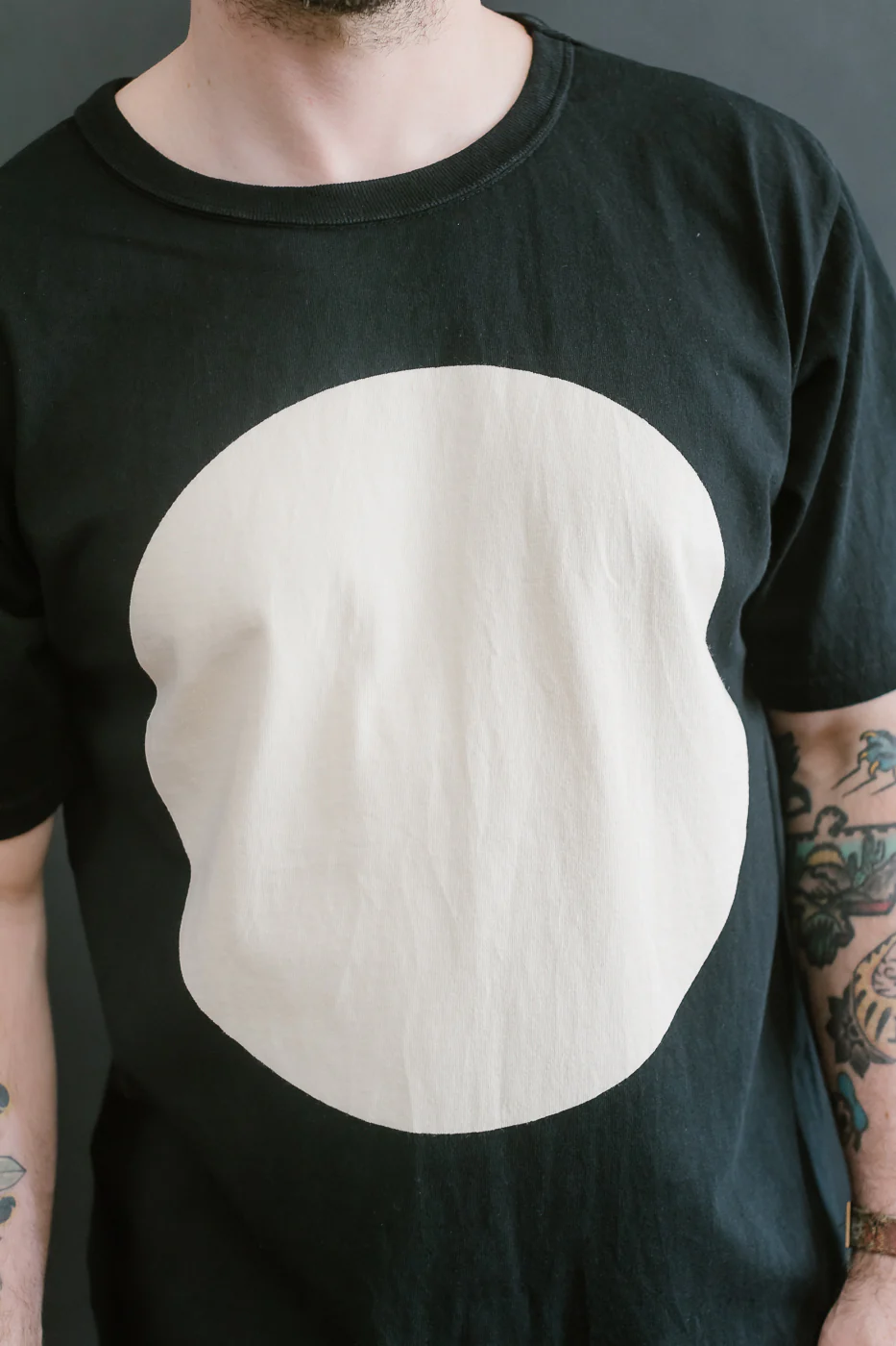 8169 - Kyoto "Kurozome" Dyed T-Shirt - Black - Image 16