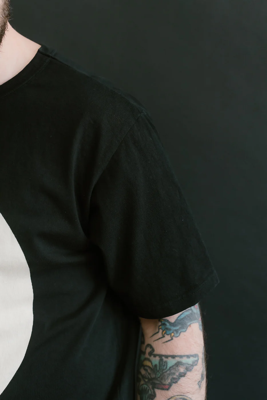 8169 - Kyoto "Kurozome" Dyed T-Shirt - Black - Image 18