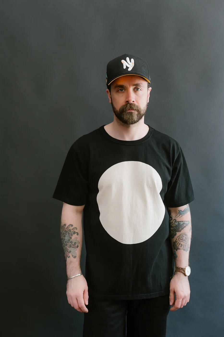 8169 - Kyoto "Kurozome" Dyed T-Shirt - Black - Image 9