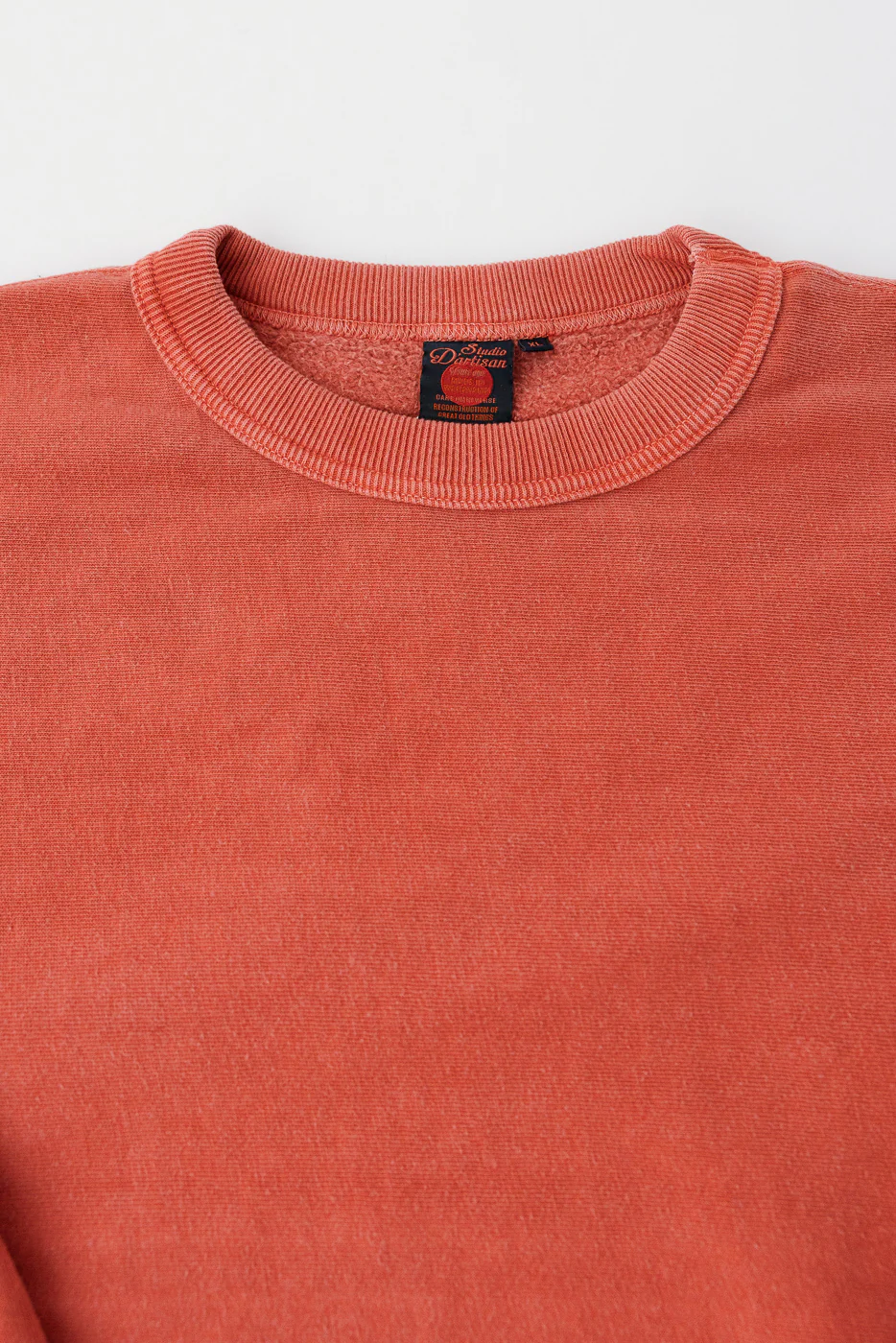 8185 - "Bengara" Reverse Weave Sweatshirt - Red - Image 2