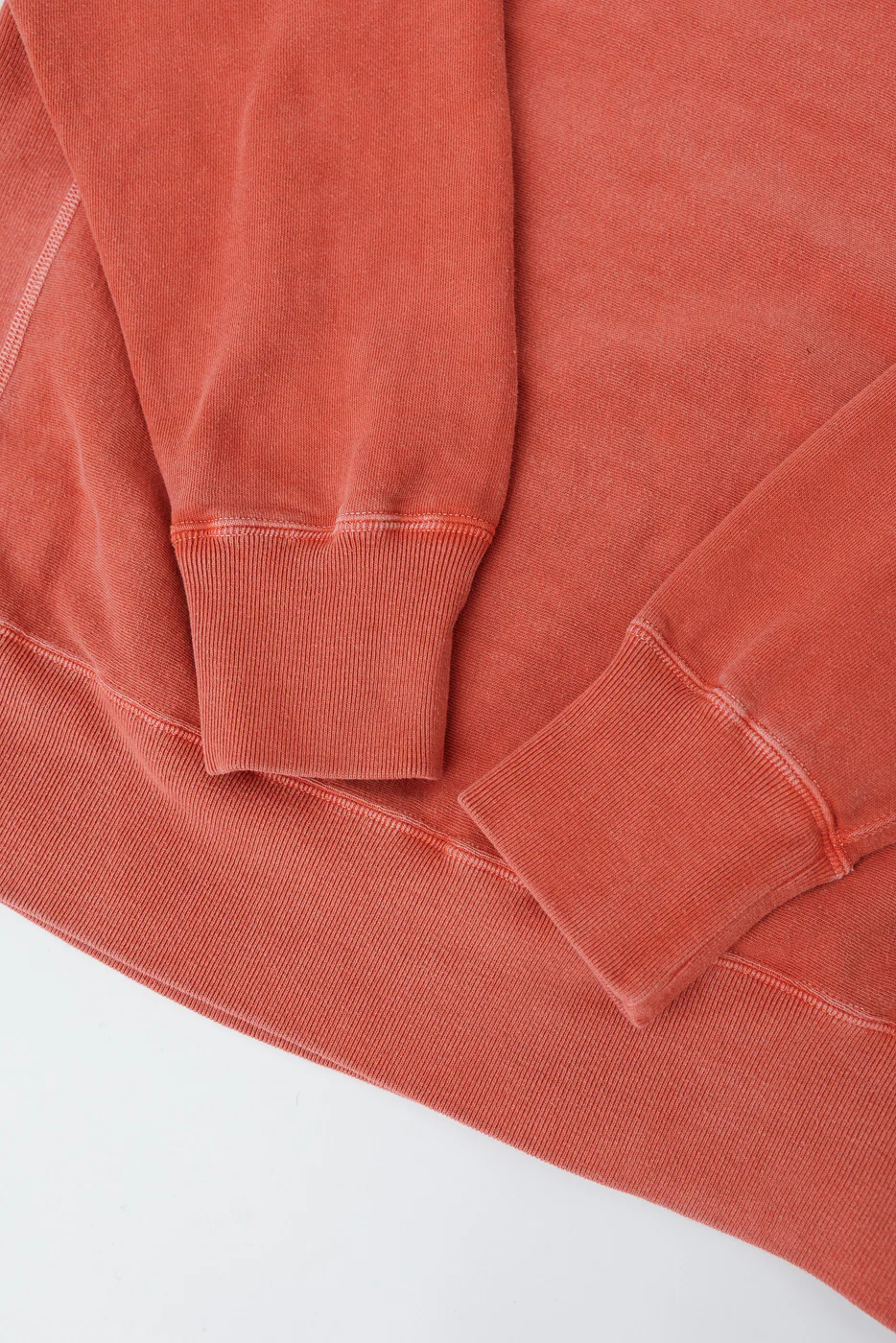 8185 - "Bengara" Reverse Weave Sweatshirt - Red - Image 3