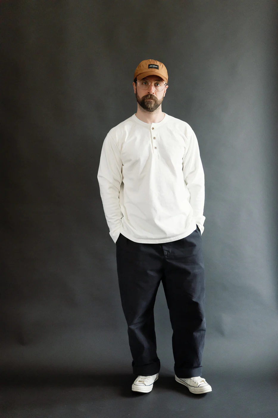 8187 - "Suvin Gold" L/S Henley - White - Image 5