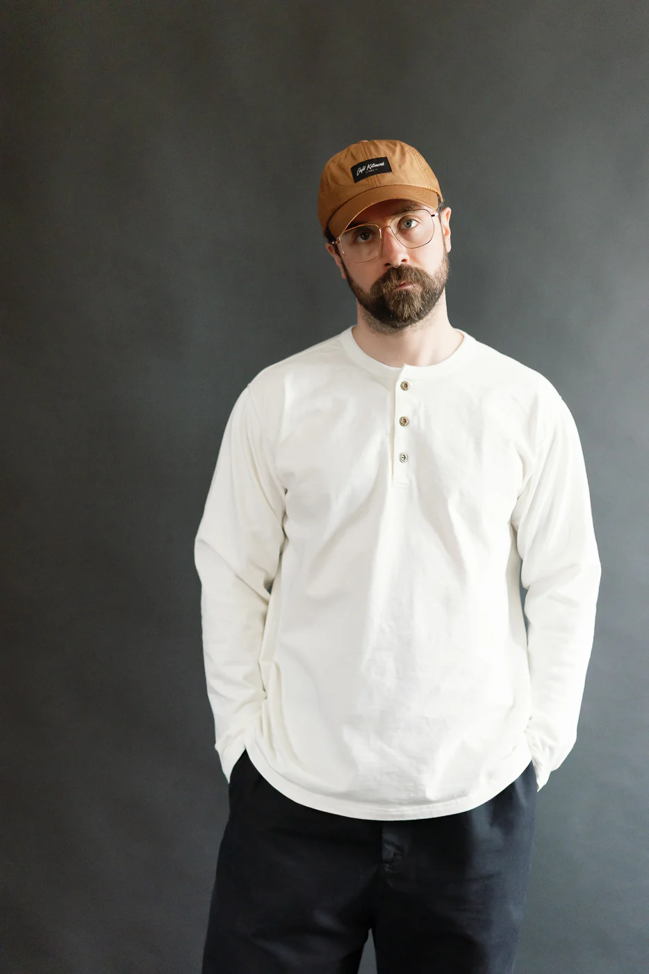 8187 - "Suvin Gold" L/S Henley - White - Image 8