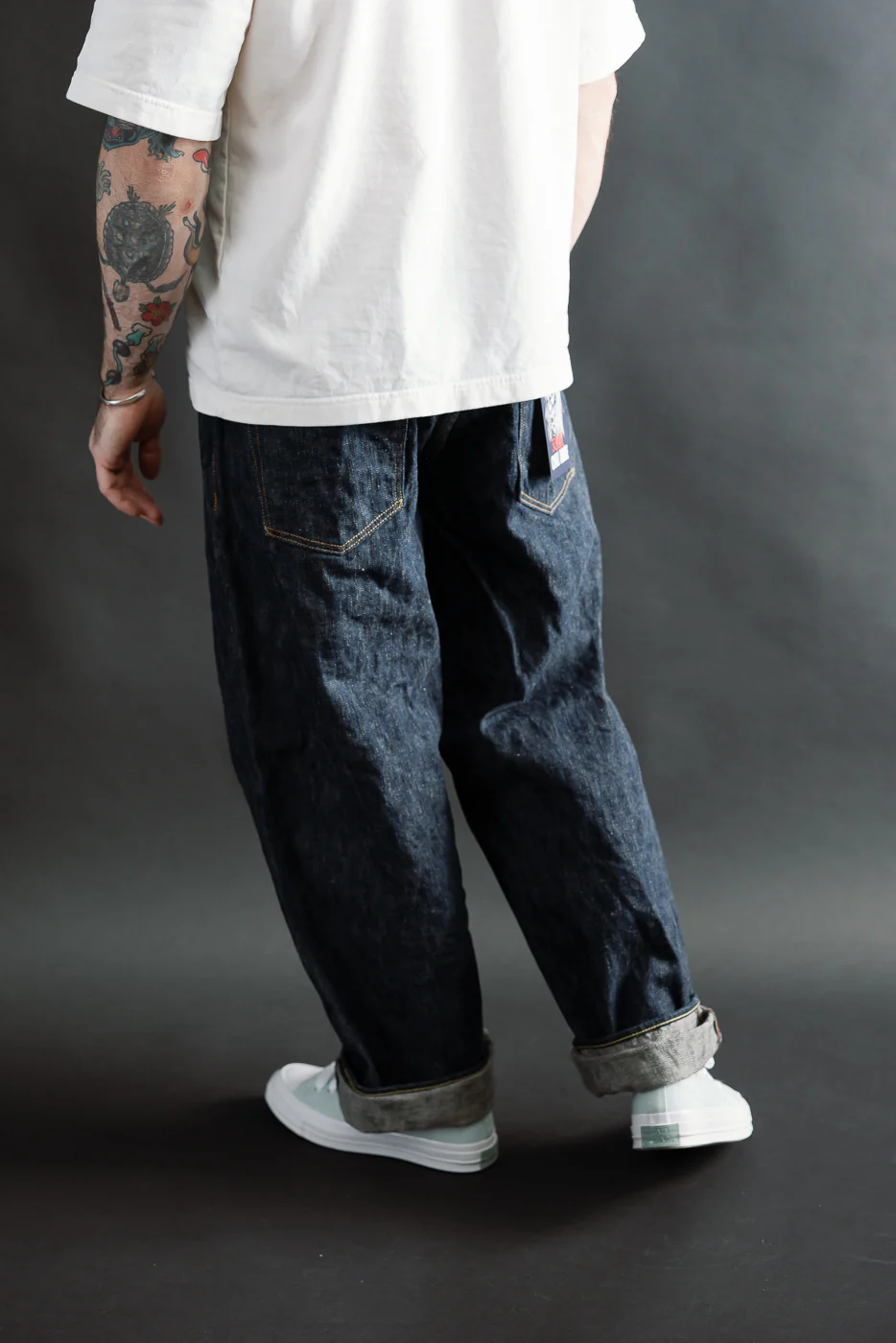 822-鬼KASE - 16oz "Kase Denim" Selvedge Jeans - Super Wide Tapered - Image 13