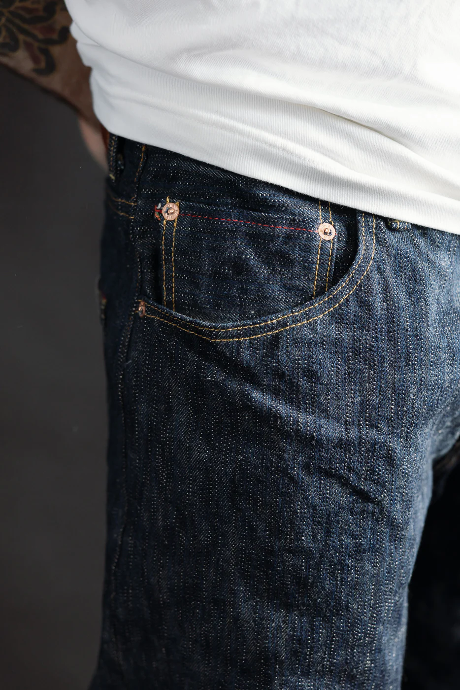 822-鬼KASE - 16oz "Kase Denim" Selvedge Jeans - Super Wide Tapered - Image 16