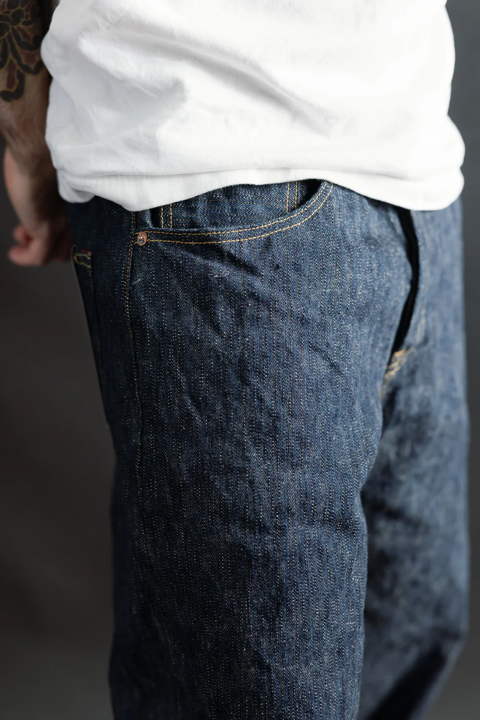 822-鬼KASE - 16oz "Kase Denim" Selvedge Jeans - Super Wide Tapered - Image 18