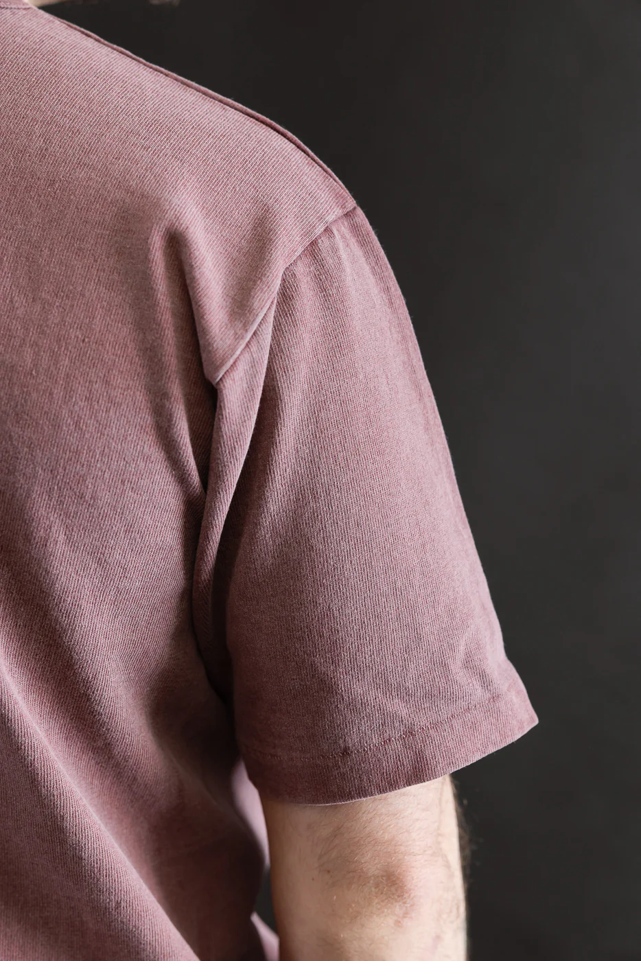 9.5oz "Stand Wheel" Pigment Dyed Heavyweight Tee - Bordeaux - Image 18