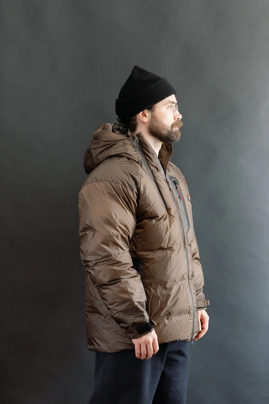 Aurora Light Down Jacket Mikami - Brown - Image 11