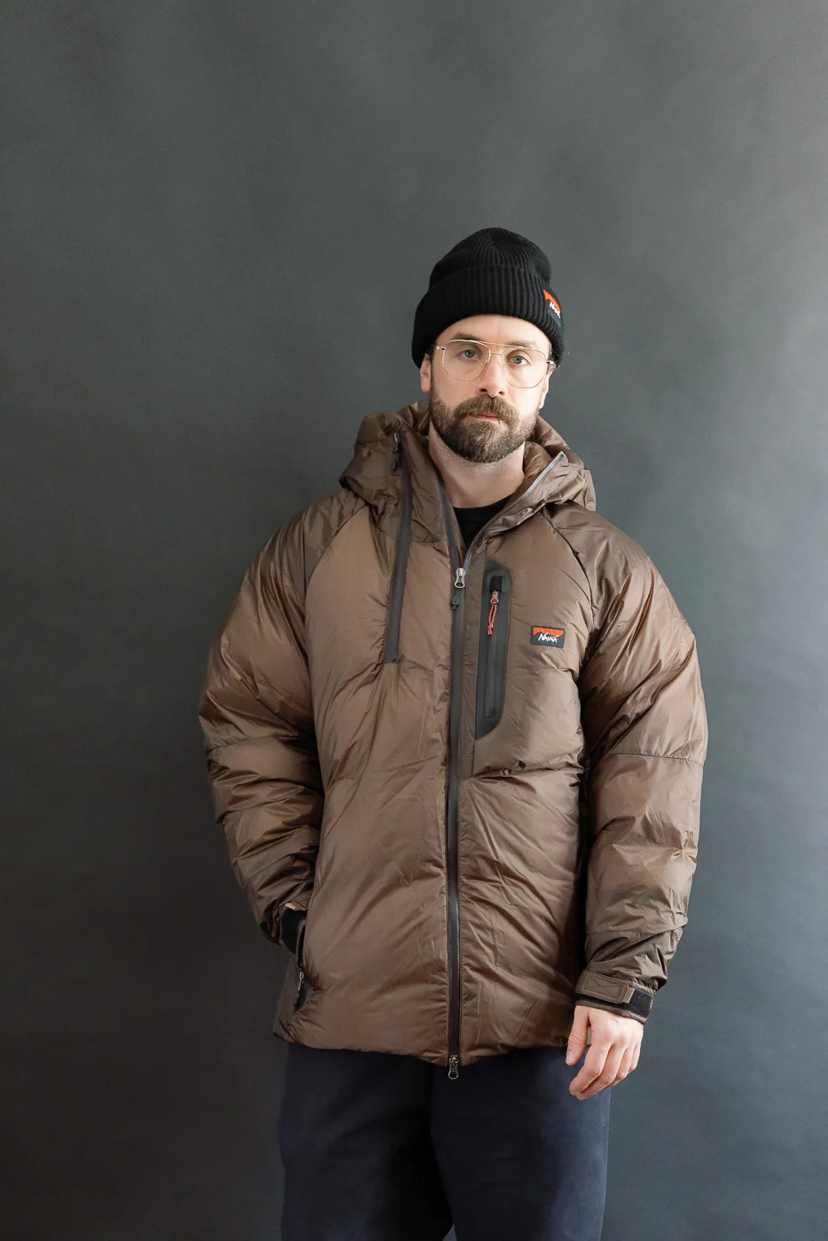Aurora Light Down Jacket Mikami - Brown - Image 14