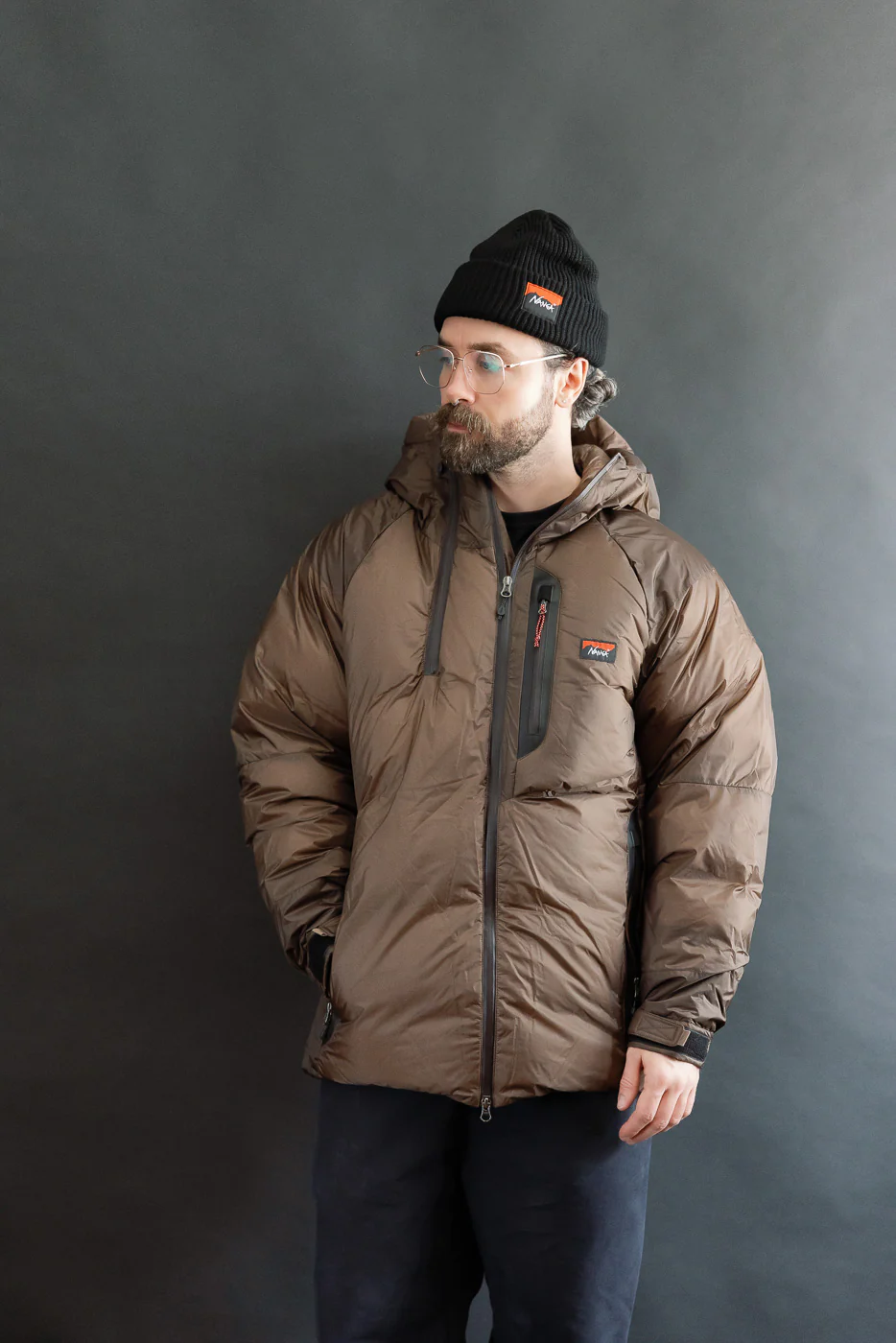 Aurora Light Down Jacket Mikami - Brown - Image 15